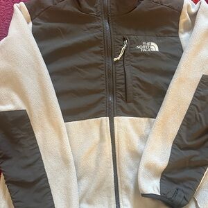 Women’s small North Face gray and Cream Jacket